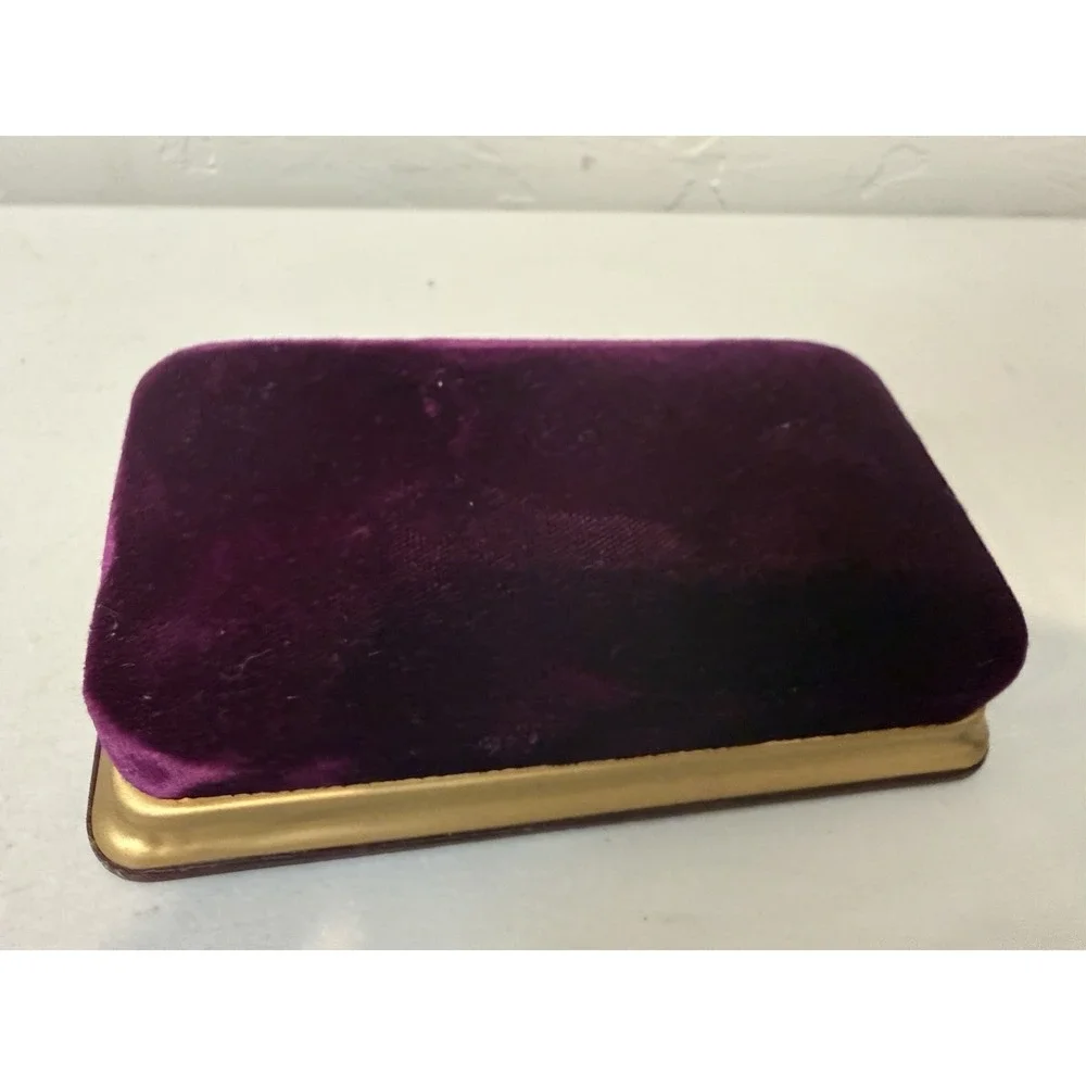Vintages benrus Velvet clamshell watchbox official airlines Men gift displays